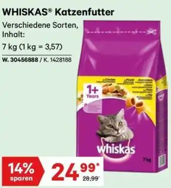 Lagerhaus Graz Land WHISKAS Katzenfutter Angebot