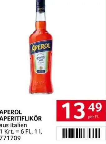 Transgourmet APEROL APERITIFLIKÖR Angebot
