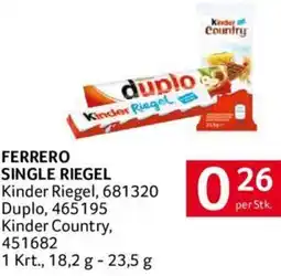 Transgourmet FERRERO SINGLE RIEGEL Angebot