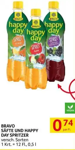 Transgourmet BRAVO SÄFTE UND HAPPY DAY SPRITZER Angebot