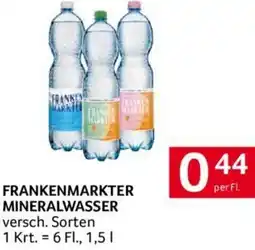 Transgourmet FRANKENMARKTER MINERALWASSER Angebot