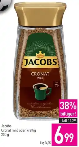 Sutterlüty Jacobs Cronat mild oder kräftig 200 g Angebot