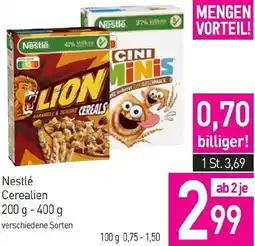 Sutterlüty Nestlé Cerealien 200 g - 400 g Angebot