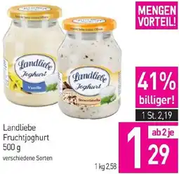 Sutterlüty Landliebe Fruchtjoghurt 500 g Angebot