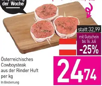 Sutterlüty Österreichisches Cowboysteak aus der Rinder Huft Angebot