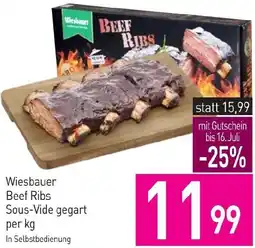 Sutterlüty Wiesbauer Beef Ribs Sous-Vide gegart Angebot