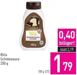Sutterlüty Billa Schokosauce 250 g Angebot