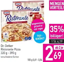 Sutterlüty Dr. Oetker Ristorante Pizza 320 g -390 g Angebot
