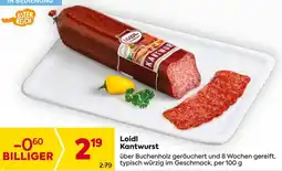 Billa Loidl Kantwurst 100g Angebot