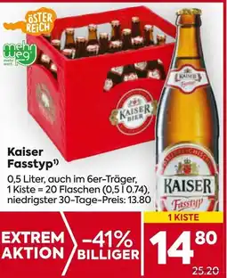 Billa Kaiser Fasstyp 0.5L Angebot