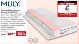 Matratzen Concord Taschenfederkern-Matratze Diamond Spring H3|H4 Angebot