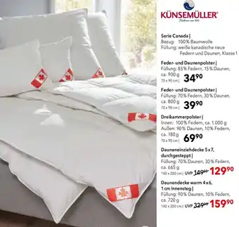 Matratzen Concord Serie Canada | Dreikammerpolster Angebot