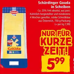 Interspar Schärdinger Gouda in Scheiben 750g Angebot