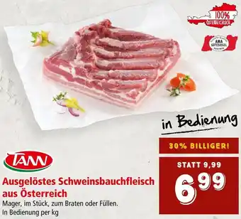 Interspar Ausgelöstes Schweinsbauchfleisch aus Österreich Angebot