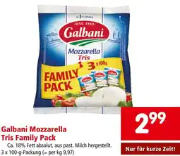 Interspar Galbani Mozzarella Tris Family Pack Angebot