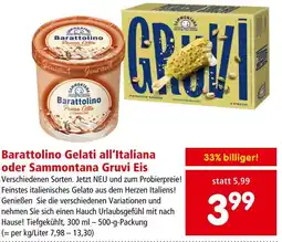 Interspar Barattolino Gelati all'Italiana oder Sammontana Gruvi Eis Angebot
