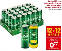 Interspar Gösser Märzen, Naturradler Zitrone oder Naturradler 0.5L Angebot