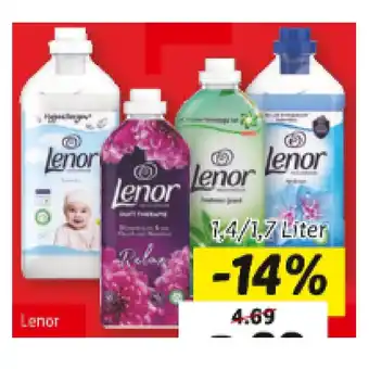 Lidl Lenor Weichspüler versch. Sorten Lidl 1 Packung Angebot