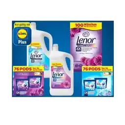 Lidl Lenor Waschmittel Pods, Flüssig oder Pulver Verschiedene Sorten Lidl Plus Vorteilspreis 1 Packung Angebot