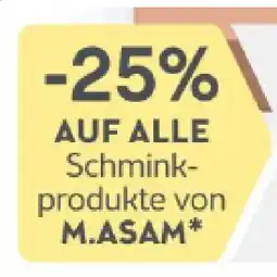 Bipa 25% AUF ALLE Schminkprodukte von M. ASAM BIPA Angebot