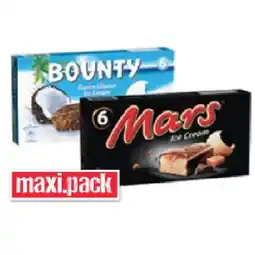 Maximarkt Ice Cream Snickers, Snickers White, Mars, Bounty oder Twix Maximarkt 1 Packung Angebot