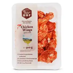 Hofer Fairhof Chicken Wings mariniert HOFER 500 Gramm 1 Packung Angebot