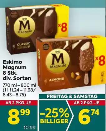 Billa Eskimo Magnum 8 Stk Angebot