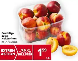 Billa Fruchtig- süße Nektarinen , 1 Kilo Angebot