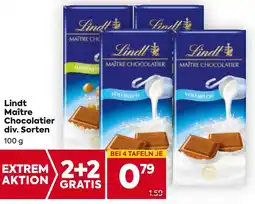 Billa Lindt Maître Chocolatier 100g Angebot