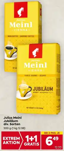Billa Julius Meinl Jubiläum 500g Angebot