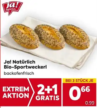 Billa Ja! Natürlich Bio-Sportweckerl Angebot