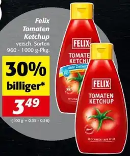 Nah&Frisch Felix Tomaten Ketchup 960 - 1000 g Angebot