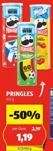 Hofer PRINGLES 165g Angebot