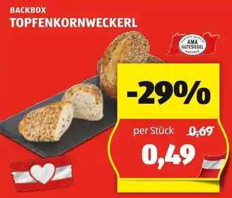 Hofer BACKBOX TOPFENKORNWECKERL Angebot