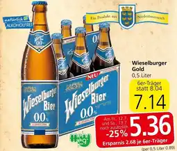 Spar Wieselburger Gold 0,5 Liter Angebot