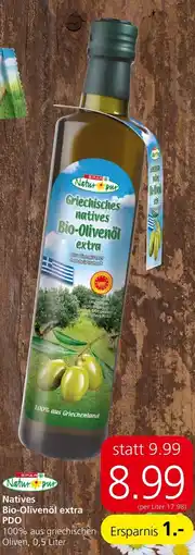 Spar Natives Bio-Olivenöl extra PDO 0.5Liter Angebot