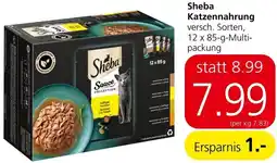 Spar Sheba Katzennahrung, 12 x 85-g Angebot