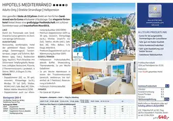 Alltours HIPOTELS MEDITERRÁNEO Angebot