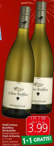 Spar Schloss Bockfliess Muskateller Angebot
