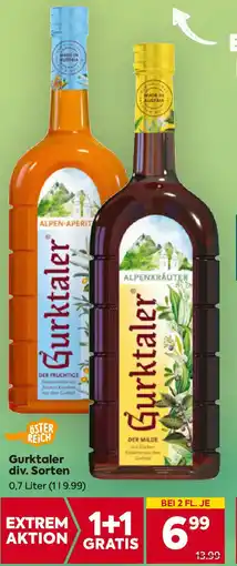 Billa Gurktaler 0.7 Liter Angebot
