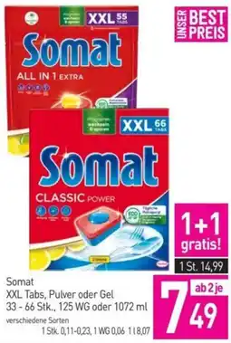 Sutterlüty Somat XXL Tabs, Pulver oder Gel Angebot