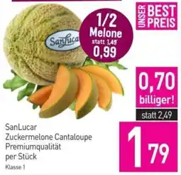 Sutterlüty SanLucar Zuckermelone Cantaloupe Premiumqualität Angebot