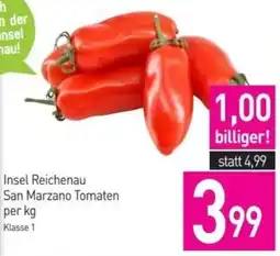 Sutterlüty Insel Reichenau San Marzano Tomaten per kg Angebot