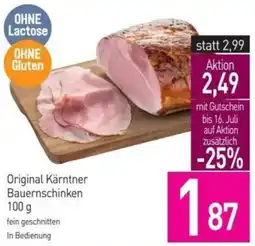 Sutterlüty Original Kärntner Bauernschinken 100 g Angebot