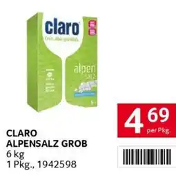 Transgourmet CLARO ALPENSALZ GROB Angebot
