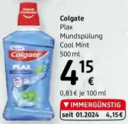 dm Colgate Plax Mundspülung Cool Mint 500ml Angebot