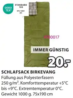JYSK SCHLAFSACK BIRKEVANG Angebot