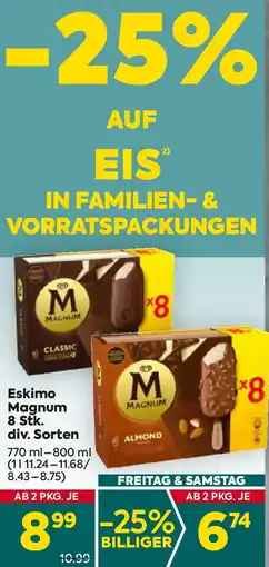 Billa Eskimo Magnum 8 Stk. Angebot