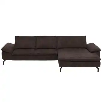 XXXLutz Ecksofa in Mikrofaser Dunkelbraun Angebot