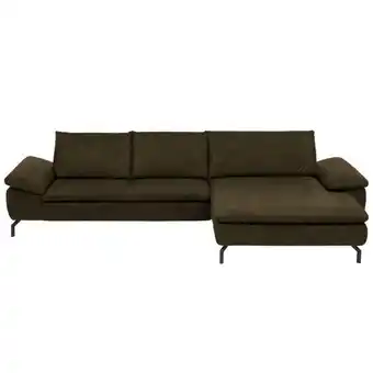 XXXLutz Ecksofa in Mikrofaser Dunkelgrün Angebot